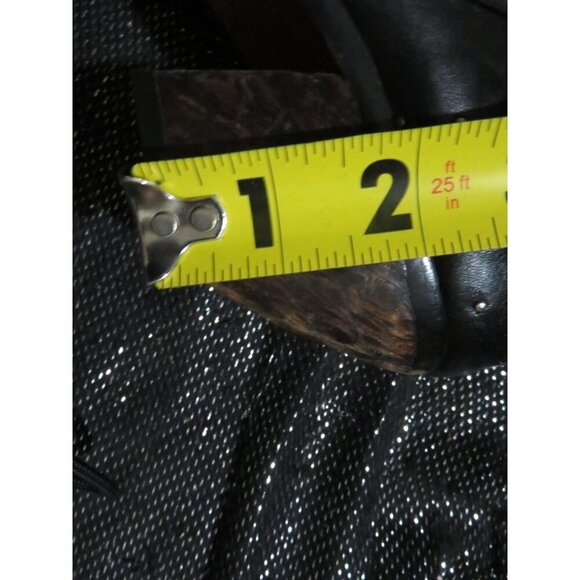 Buttero Italian Leather Rhinestone Embellished Western cowboy boots sz 37 US 7 - Picture 11 of 16